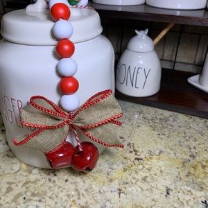 ‼️SOLD‼️Jingle Bells/ribbon canister Christmas